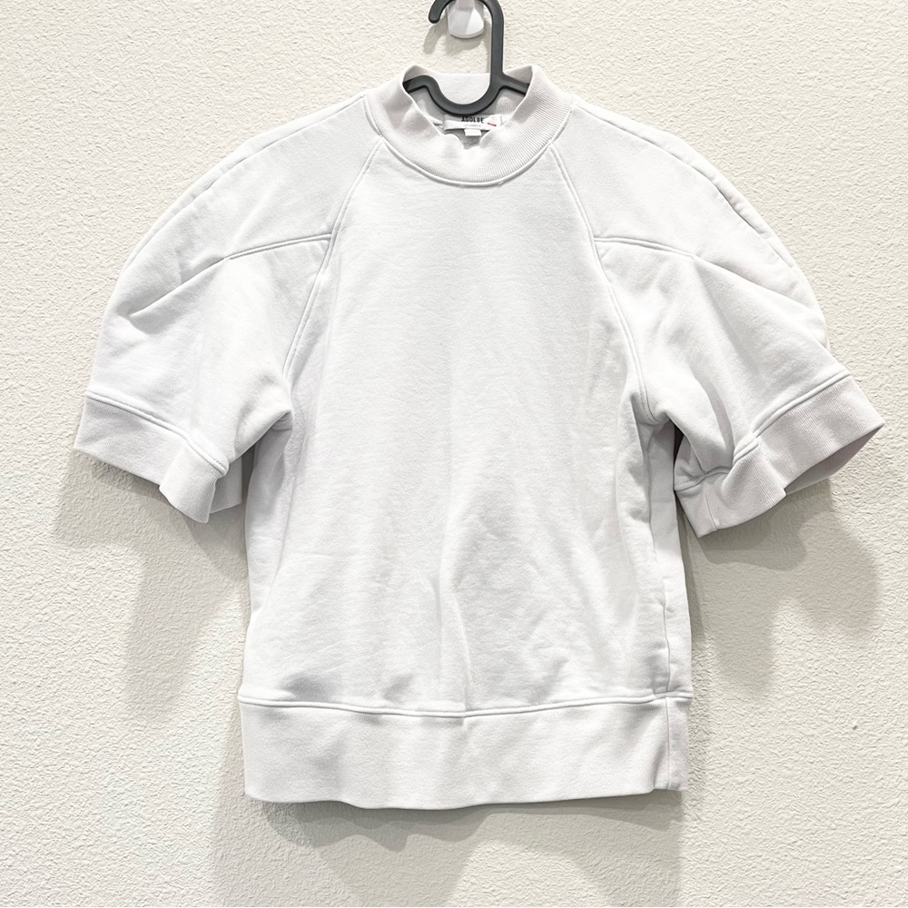 Pre-loved! AGOLDE White The Round Box Sweater!